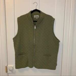 Green Quilted Vest